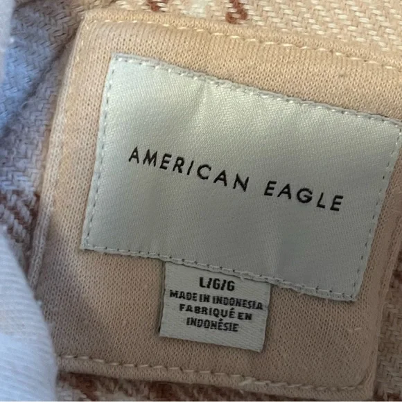 American Eagle Outfitters - Popover Flannel Top - Size Large - Picture 3 of 3